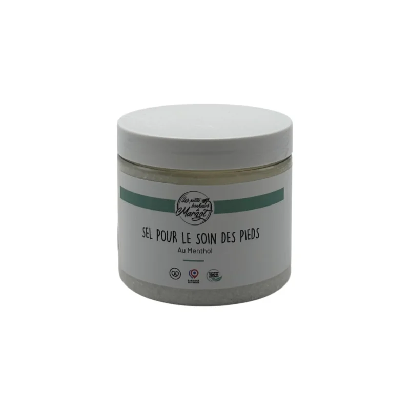 Sel pour le soin des pieds au Menthol