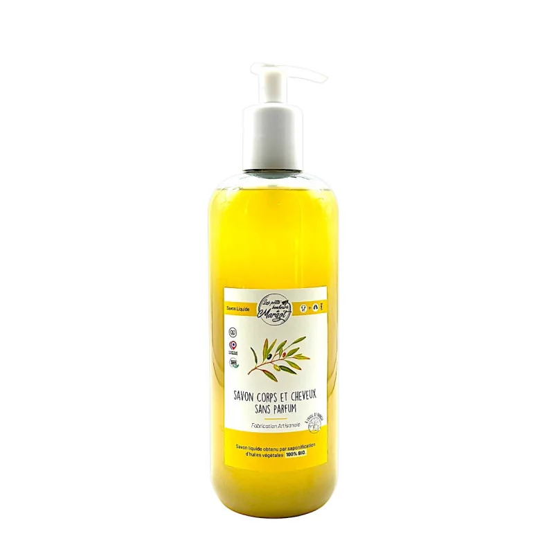 Savon liquide corps et cheveux sans parfum