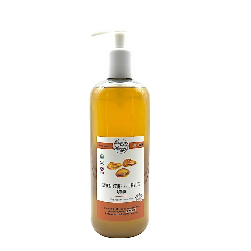 Savon liquide Corps et cheveux AMBRE