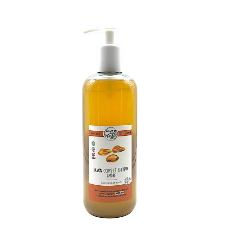 Savon liquide Corps et cheveux AMBRE