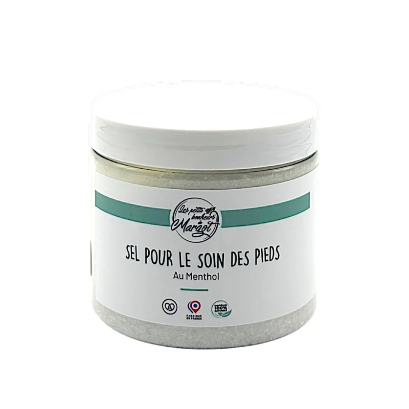 Sel pour le soin des pieds au Menthol