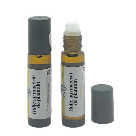 Huile au macérat de plantain