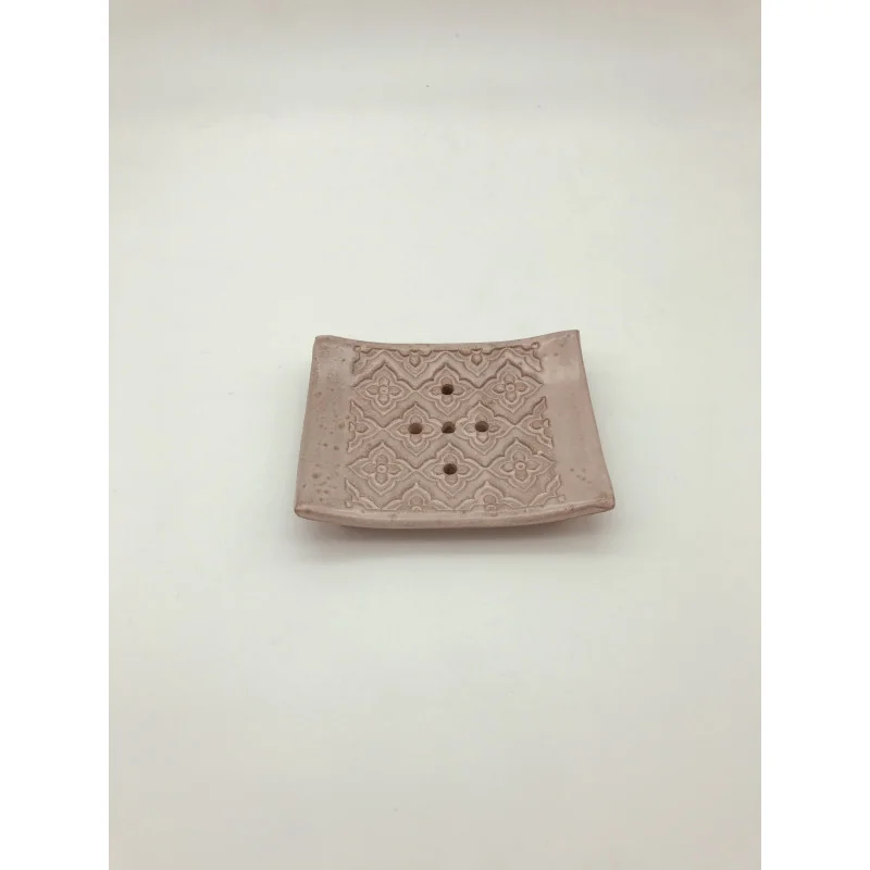 Porte savon rectangulaire en céramique