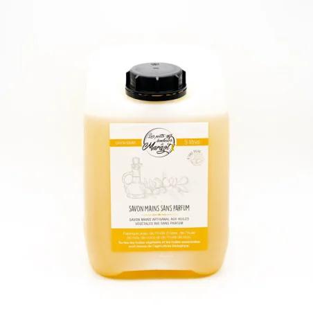 Savon mains  sans parfum - bidon 5 litres