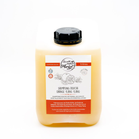Savon liquide Orange Ylang Ylang Corps et cheveux 5 L
