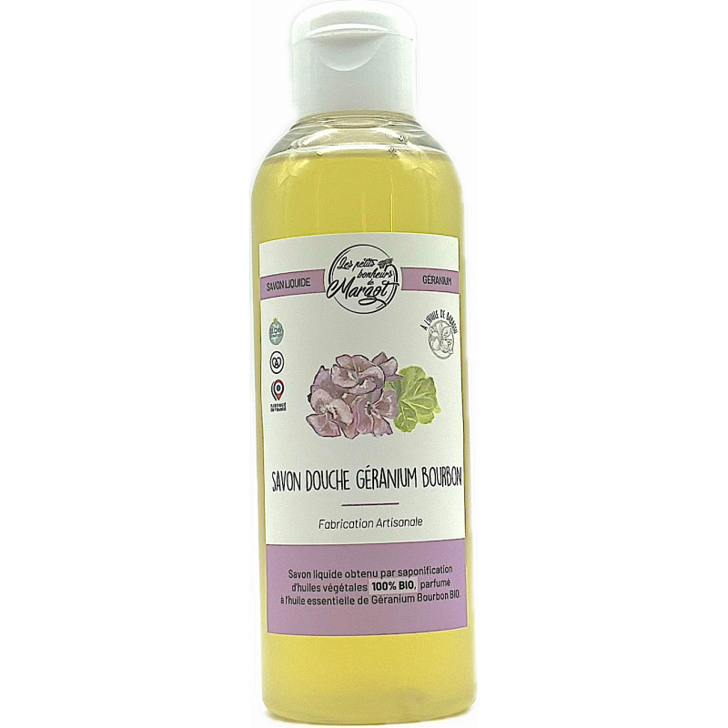 Savon douche Géranium Bourbon